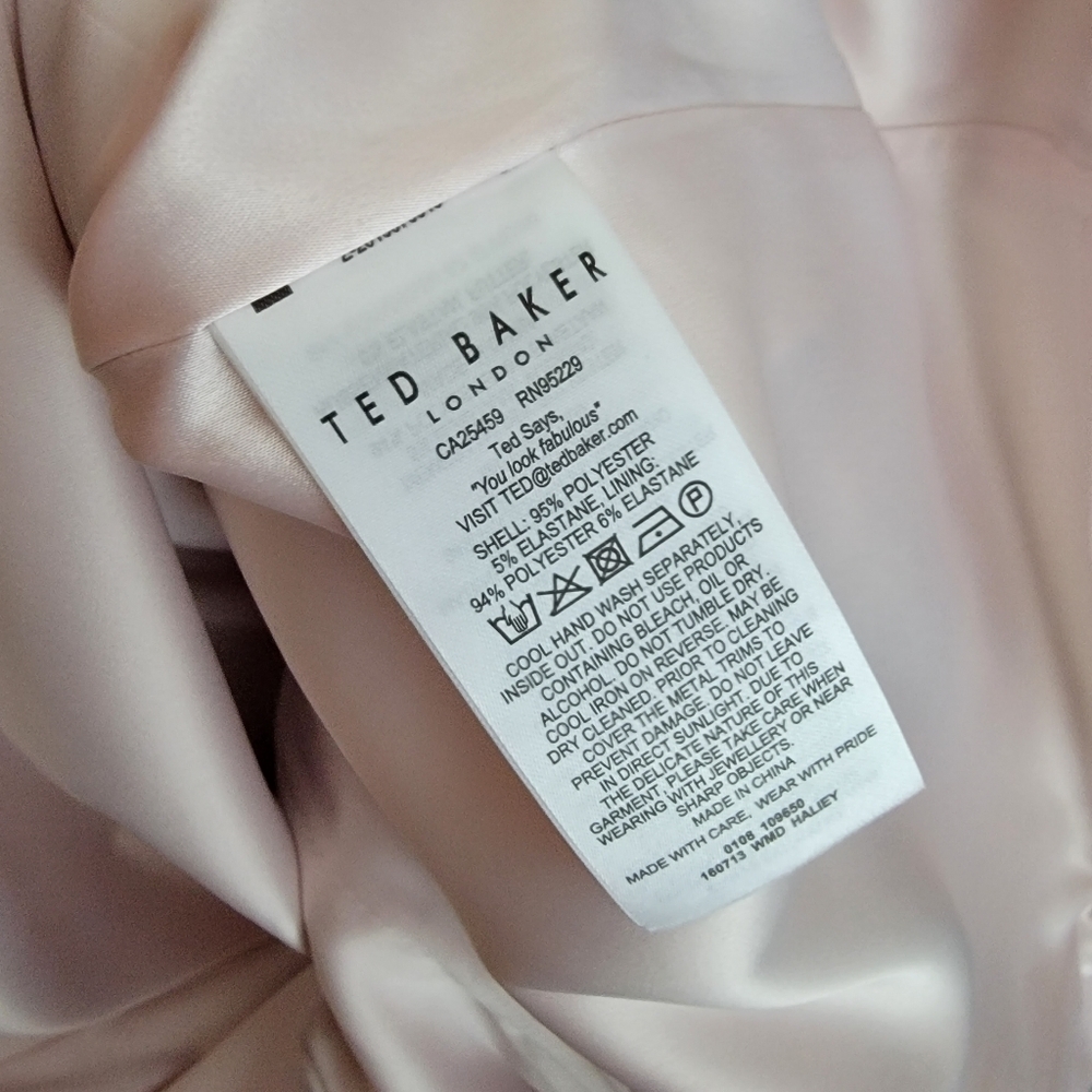 Ted Baker Haliey Everglade Bodycon Dress size Ted 3 NWT - Picture 4 of 6